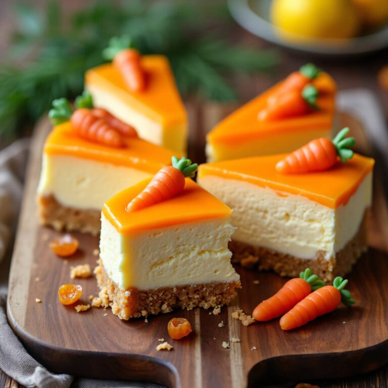 Karotten-Cheesecake-Schnitten Rezept