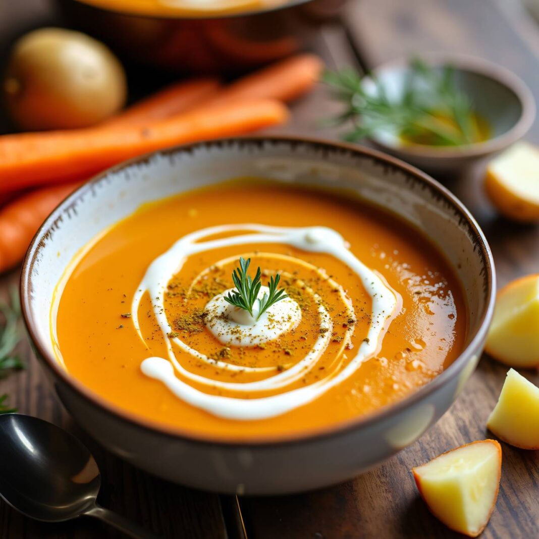 Karotten-Curry-Suppe Rezept Karotten-Curry-Suppe Rezept