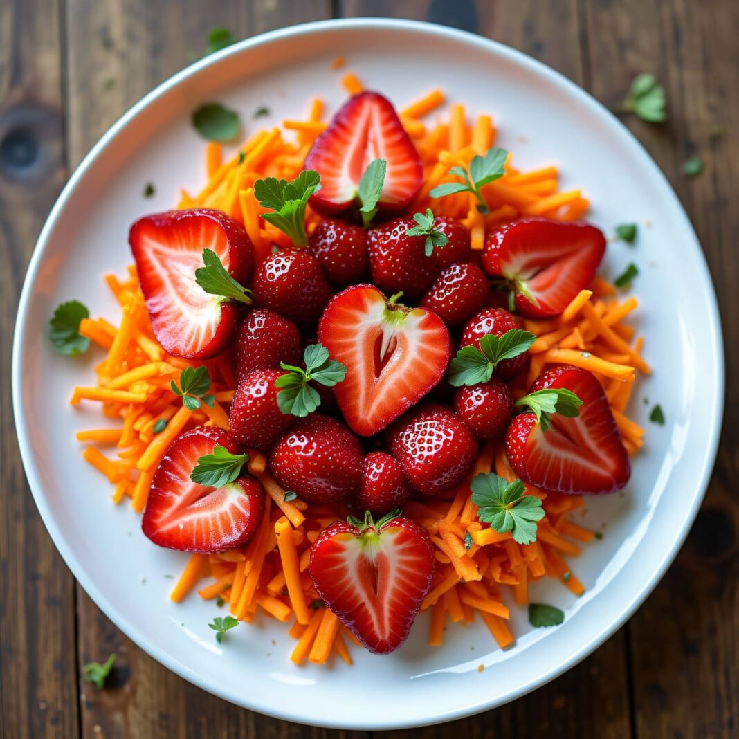 Karotten-Erdbeer-Salat Rezept Karotten-Erdbeer-Salat Rezept