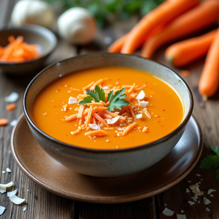 Karotten-Kokos-Suppe Rezept