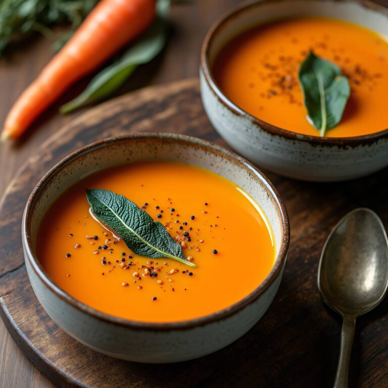 Karotten-Salbei-Suppe Rezept