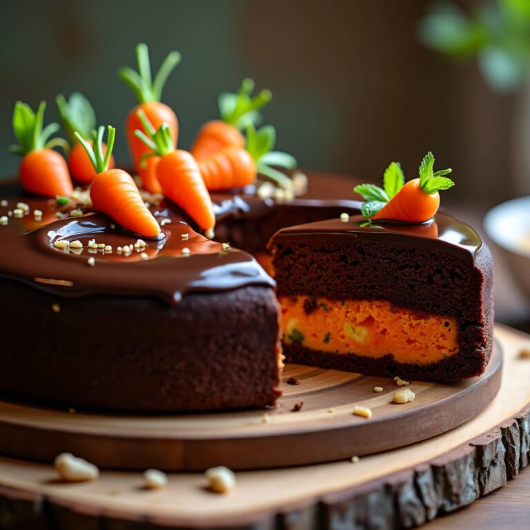 Karotten-Schokoladenkuchen Rezept