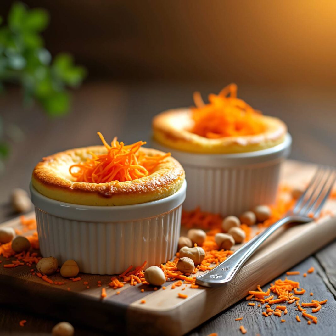 Karotten-Soufflé mit Haselnüssen Rezept Karotten-Soufflé mit Haselnüssen Rezept