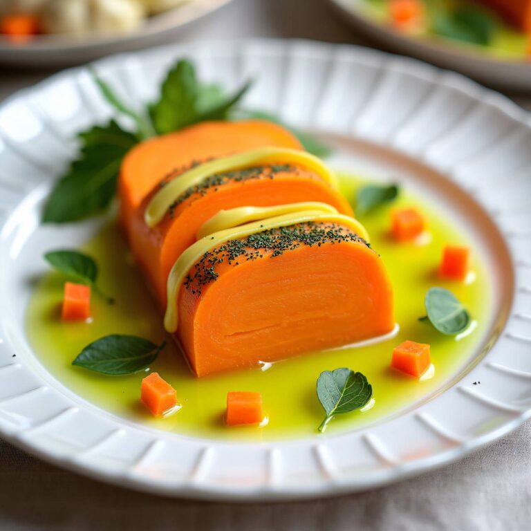 Karotten-Terrine an Kräutersauce Rezept