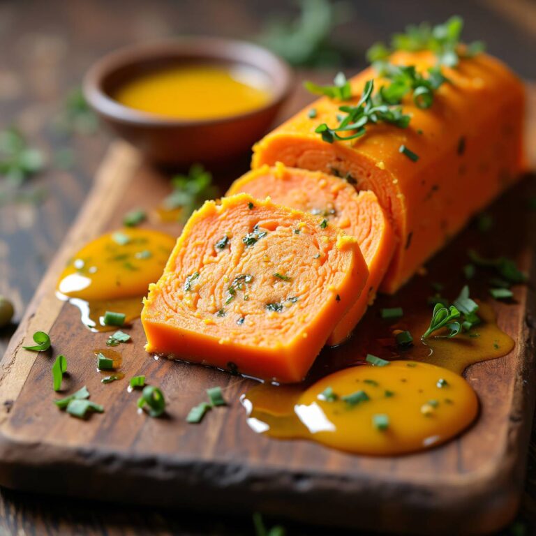 Karotten-Terrine mit Haselnuss-Vinaigrette Rezept