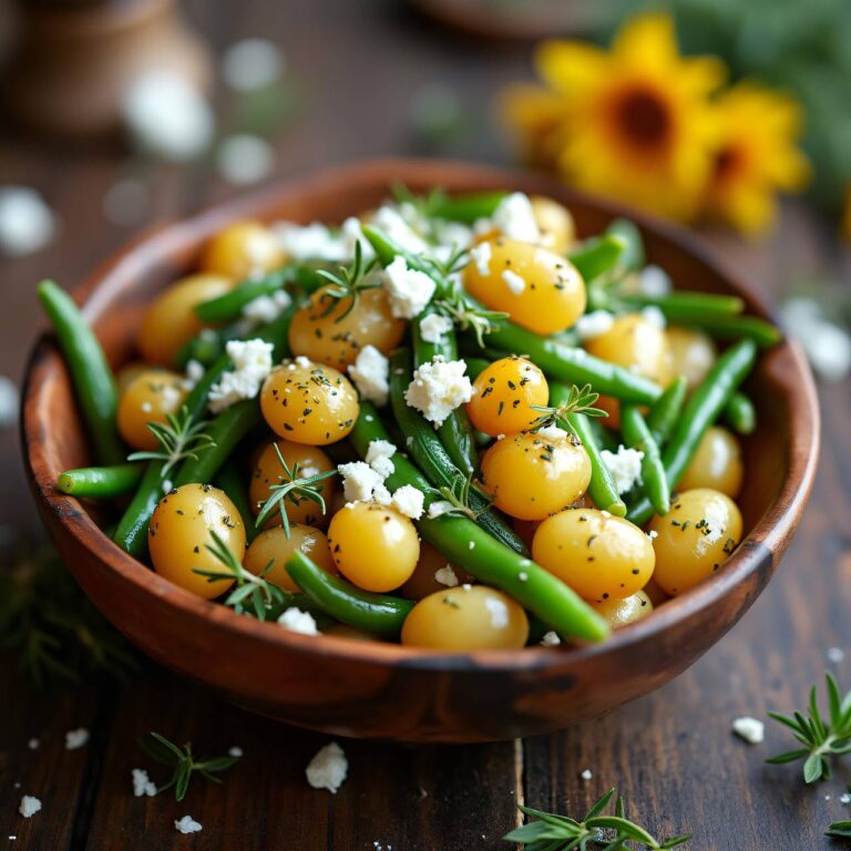 Kartoffel-Bohnen-Salat Rezept