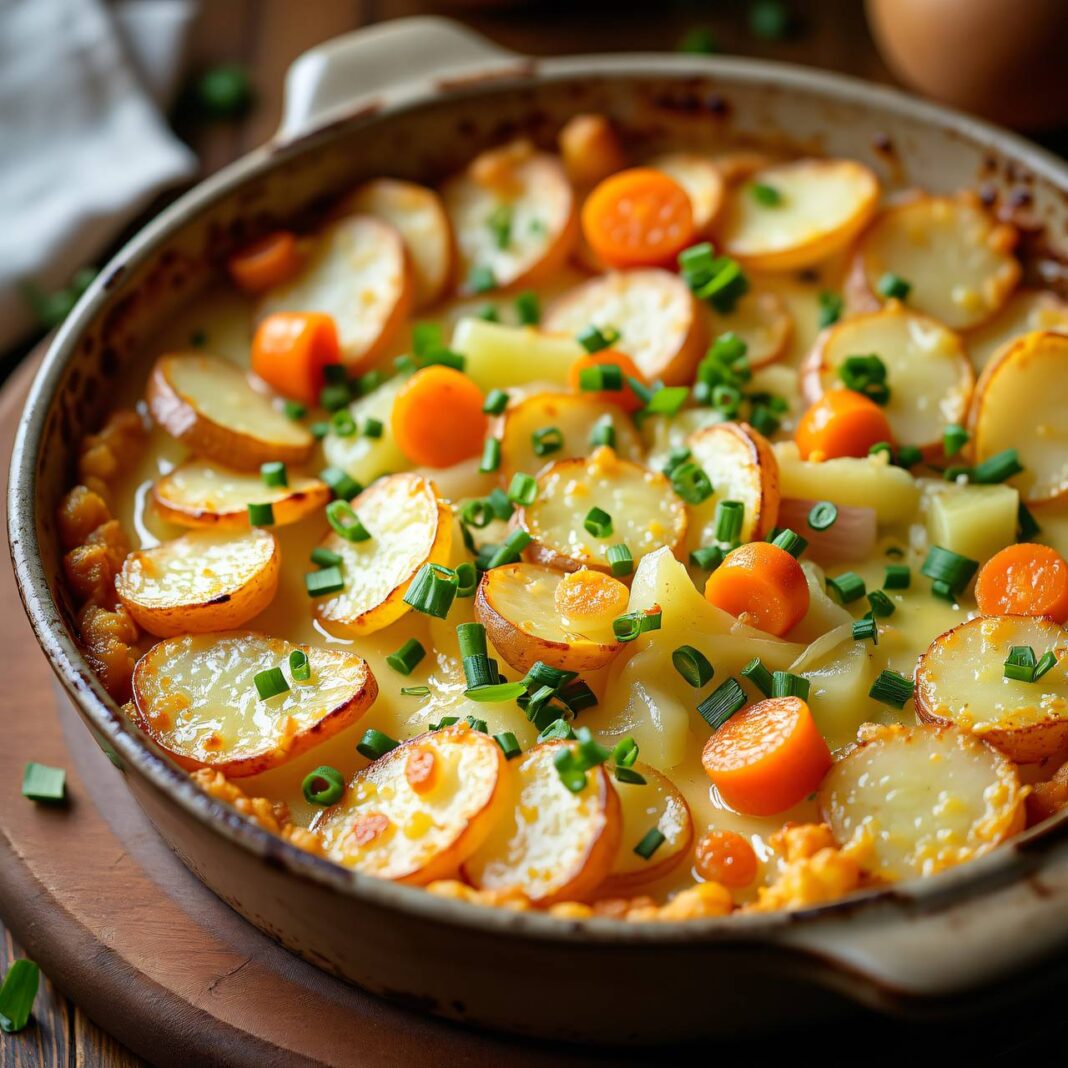 Kartoffel-Gemüse-Gratin Rezept Kartoffel-Gemüse-Gratin Rezept