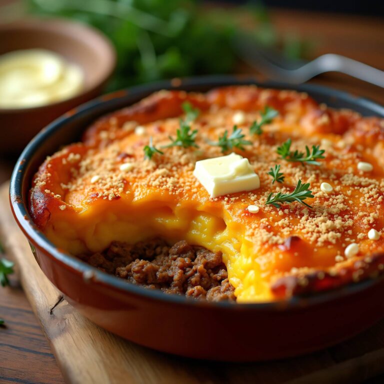 Kartoffel-Kürbis-Auflauf mit Hackfleisch Rezept