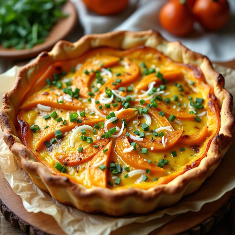 Kartoffel-Kürbisblechkuchen Rezept