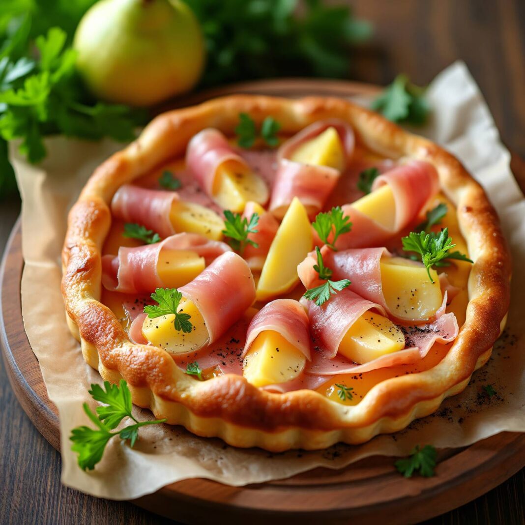 Kartoffel-Rohschinken-Tarte Rezept Kartoffel-Rohschinken-Tarte Rezept