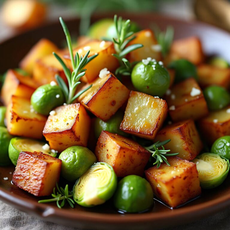 Kartoffel-Rosenkohlgemüse Rezept