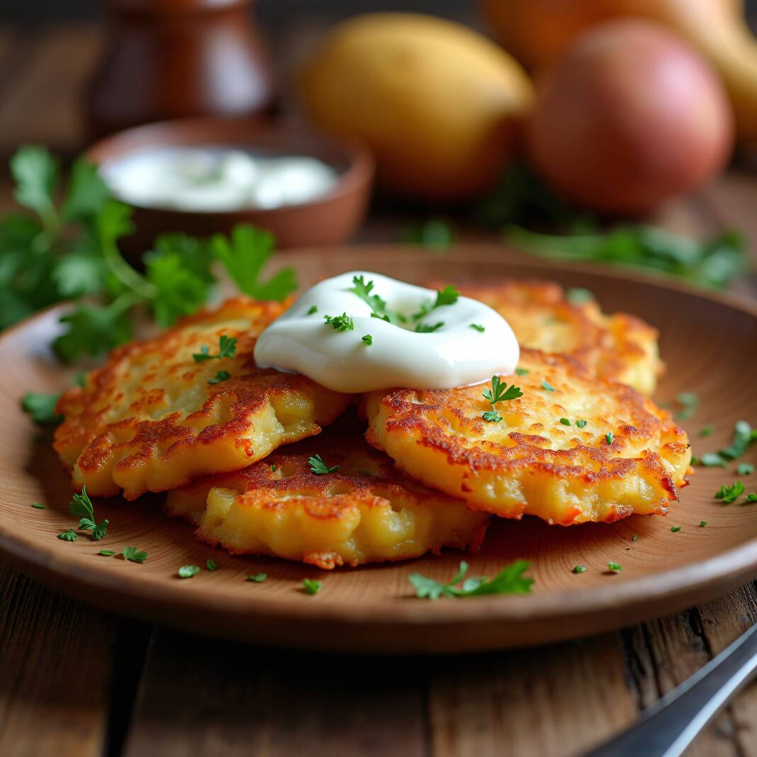 Kartoffel-Tätschli (Potato latkes) Rezept Kartoffel-Tätschli (Potato latkes) Rezept