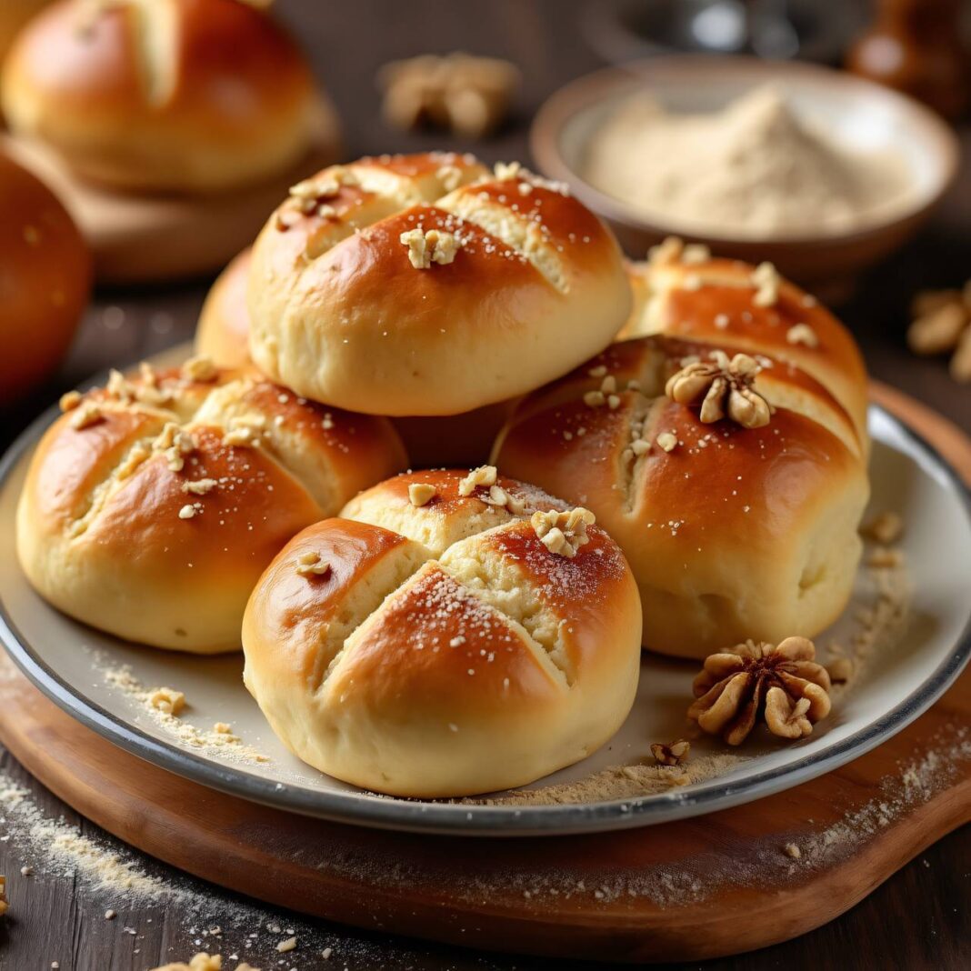 Kartoffel-Walnuss-Brötchen Rezept Kartoffel-Walnuss-Brötchen Rezept