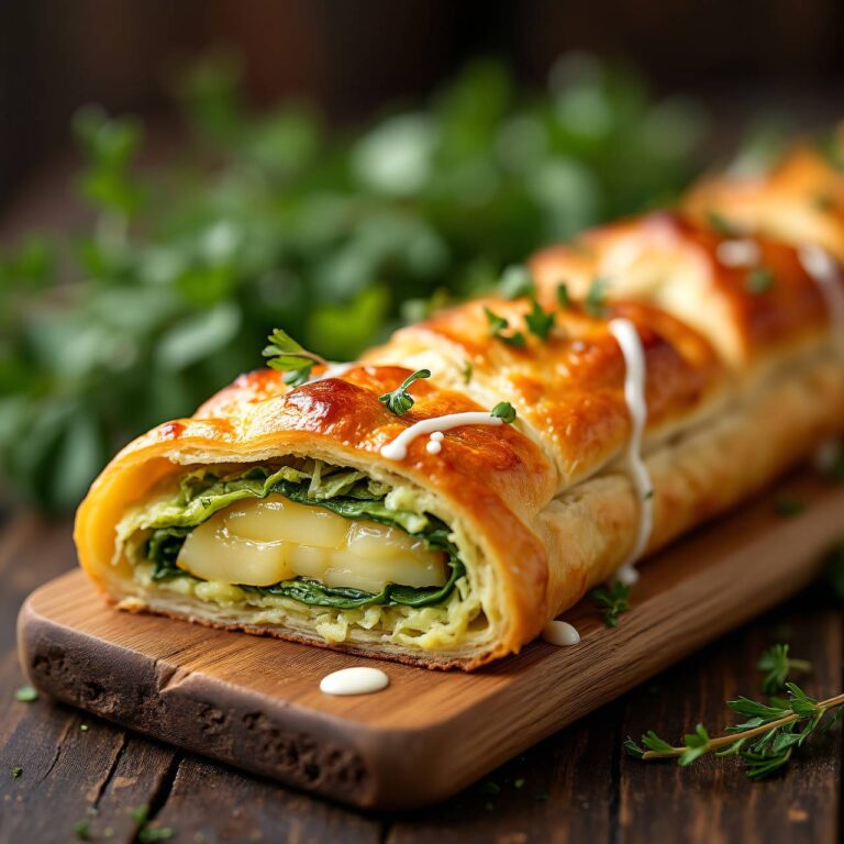 Kartoffel-Wirsing-Strudel Rezept