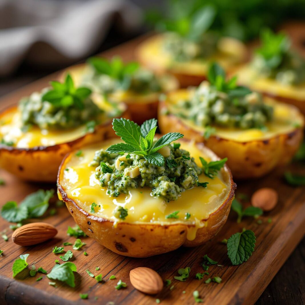 Kartoffeln mit Pfefferminzpesto Rezept Kartoffeln mit Pfefferminzpesto Rezept