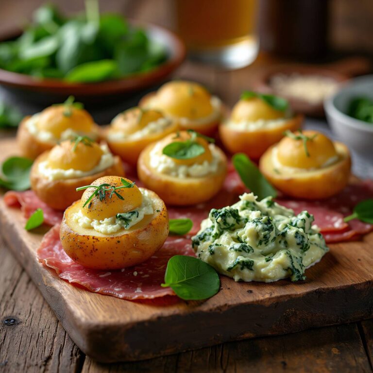 Kartoffeln mit Spinat-Ricotta Rezept
