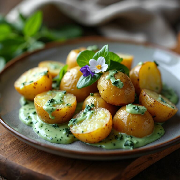 Kartoffeln mit Spinat-Ricotta-Sauce Rezept