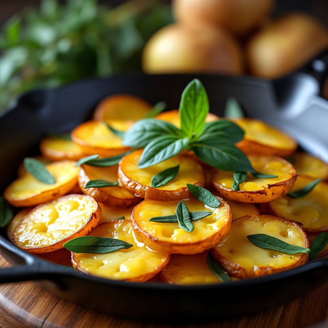 Kartoffelpfanne mit Käse Rezept Kartoffelpfanne mit Käse Rezept