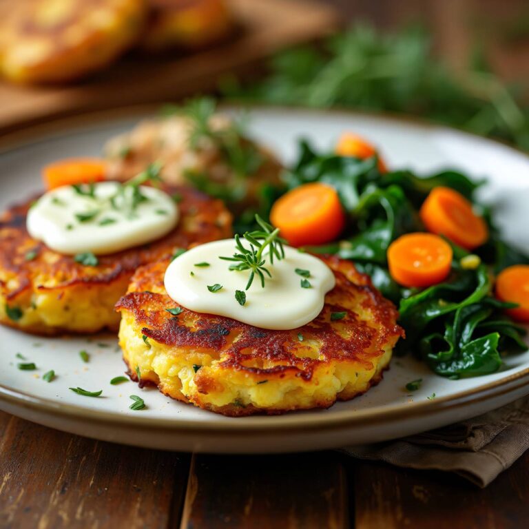 Kartoffelpuffer mit Mangold Rezept