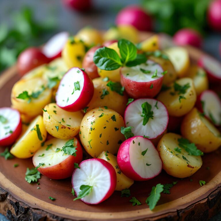 Kartoffelsalat mit Bärlauch-Vinaigrette Rezept
