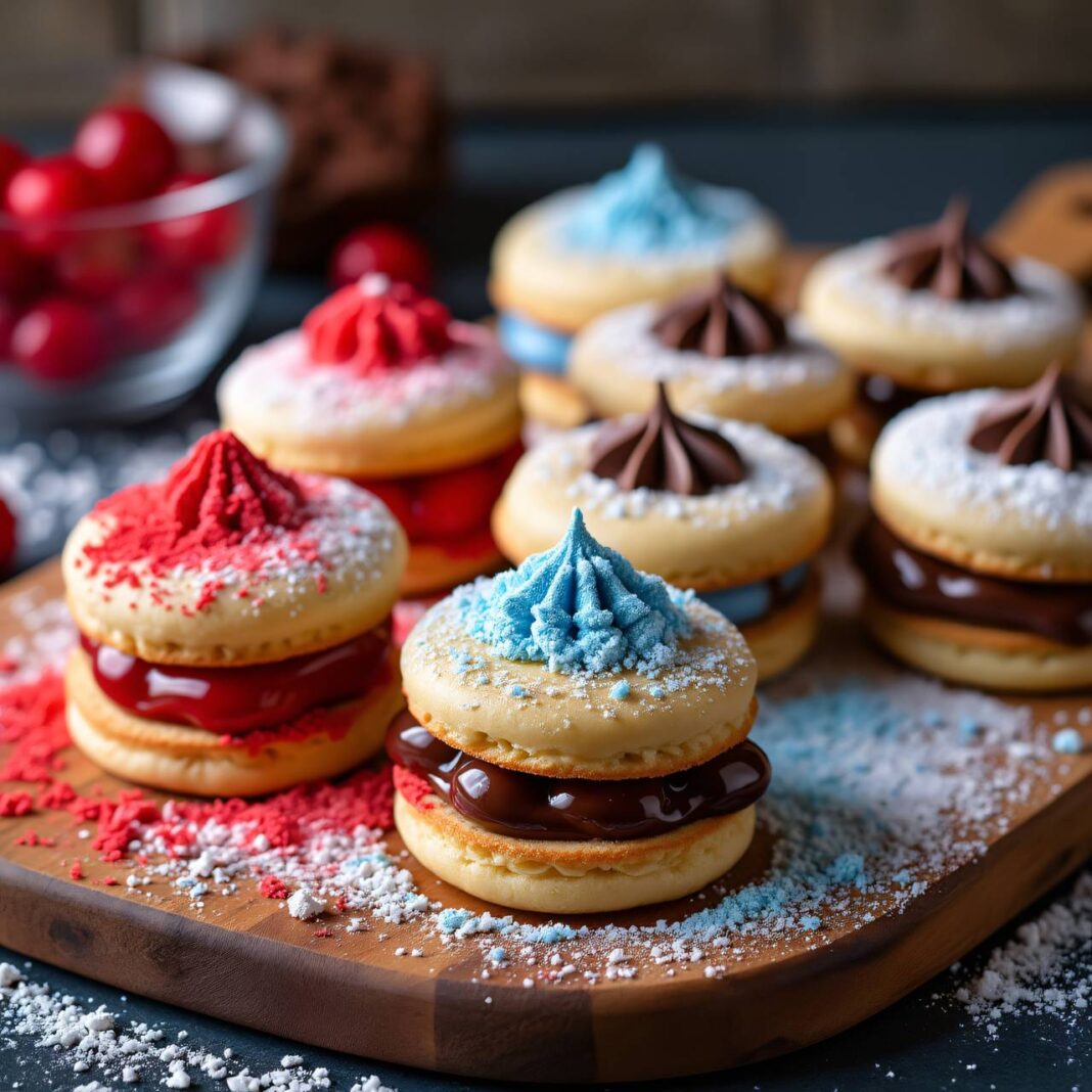 Kekse mit Marmeladenfüllung Rezept Kekse mit Marmeladenfüllung Rezept