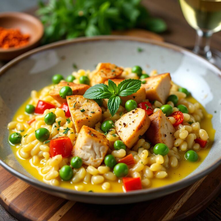 Kernotto mit Huhn Rezept