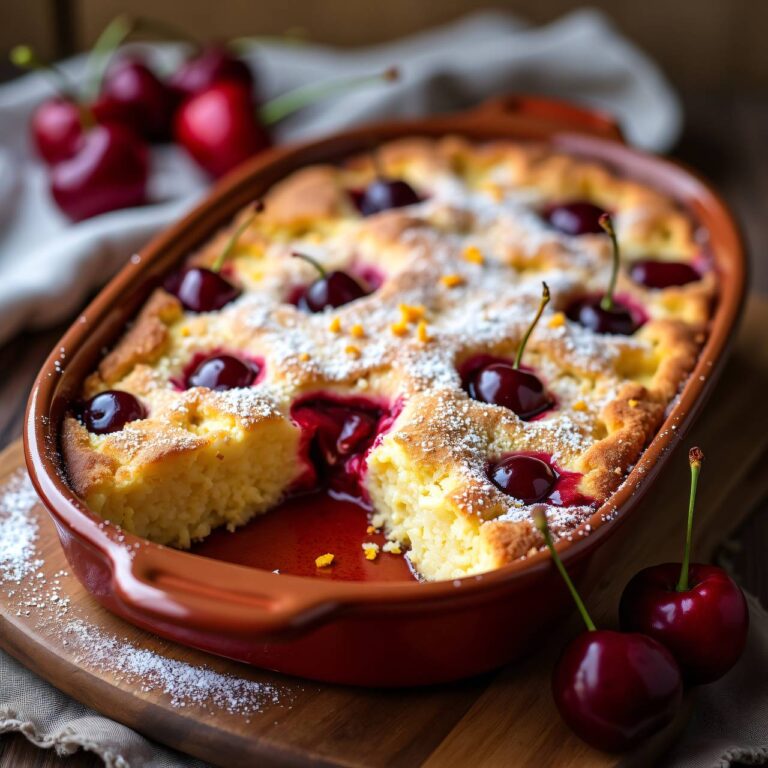 Kirschen-Amaretti-Auflauf Rezept