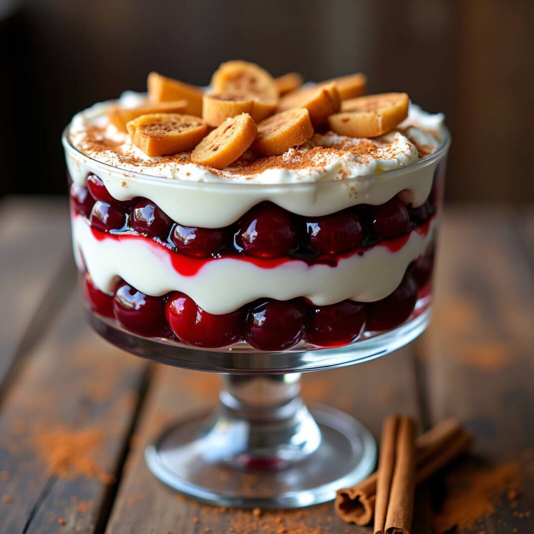 Kirschen-Biberli-Trifle Rezept Kirschen-Biberli-Trifle Rezept