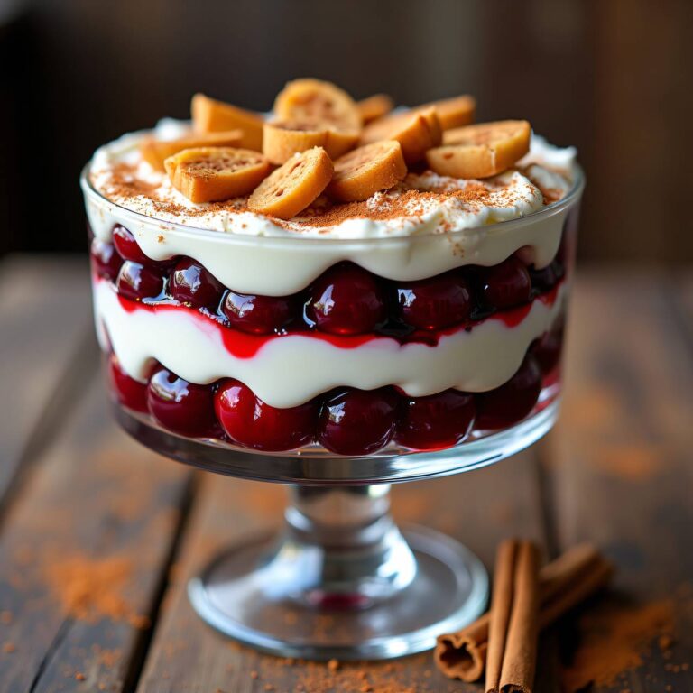 Kirschen-Biberli-Trifle Rezept
