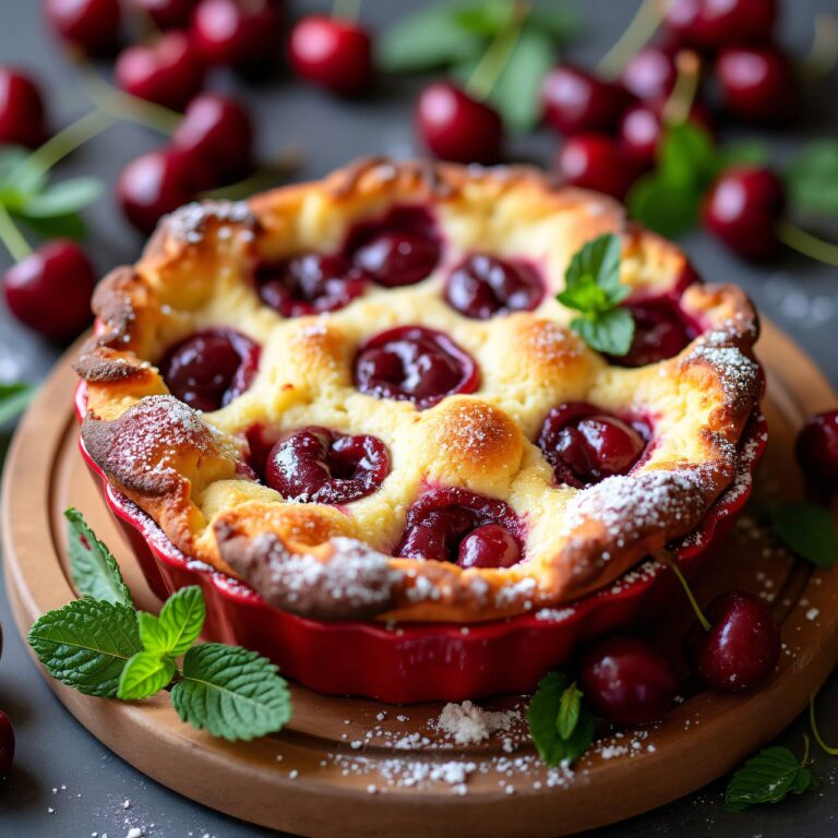 Kirschen-Brotauflauf Rezept