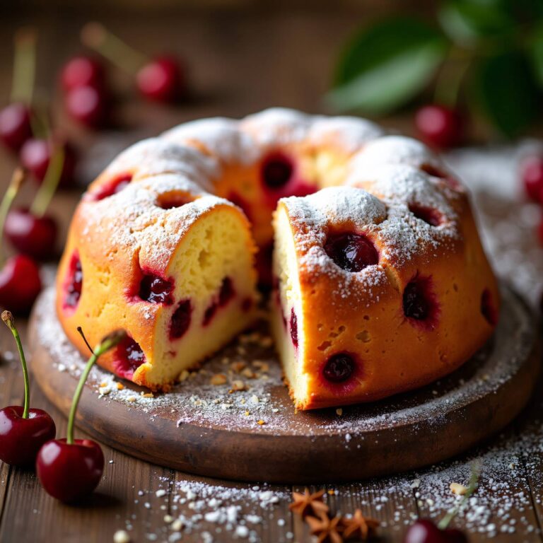 Kirschen-Brotkuchen Rezept