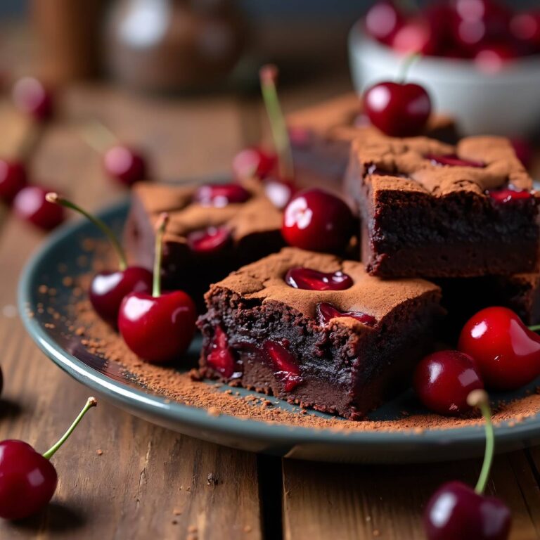 Kirschen-Brownies Rezept