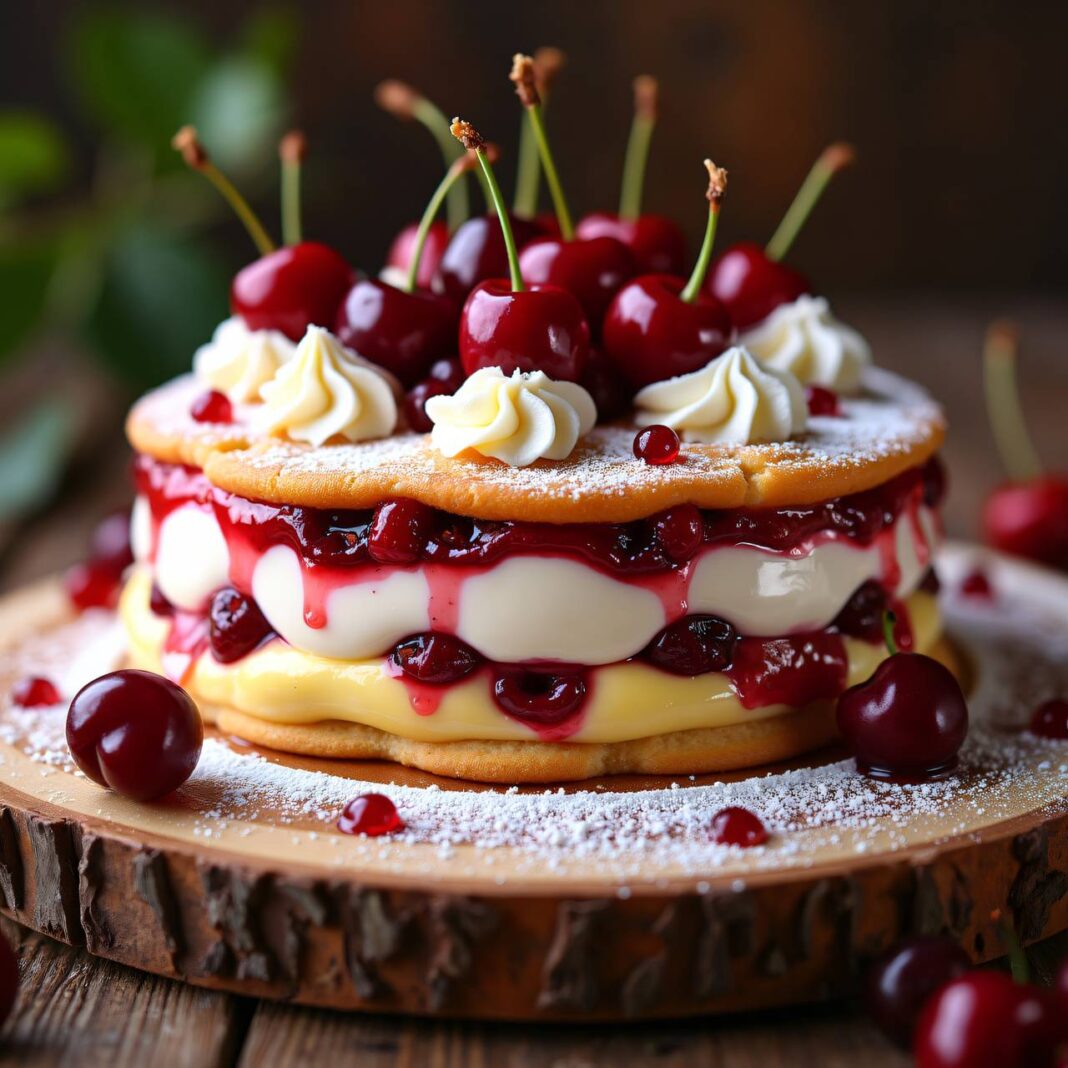 Kirschen-Charlotte Rezept Kirschen-Charlotte Rezept