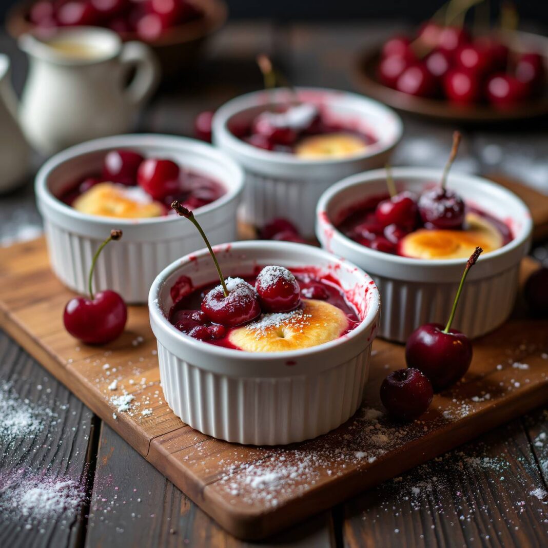 Kirschen-Läckerli-Auflauf Rezept Kirschen-Läckerli-Auflauf Rezept