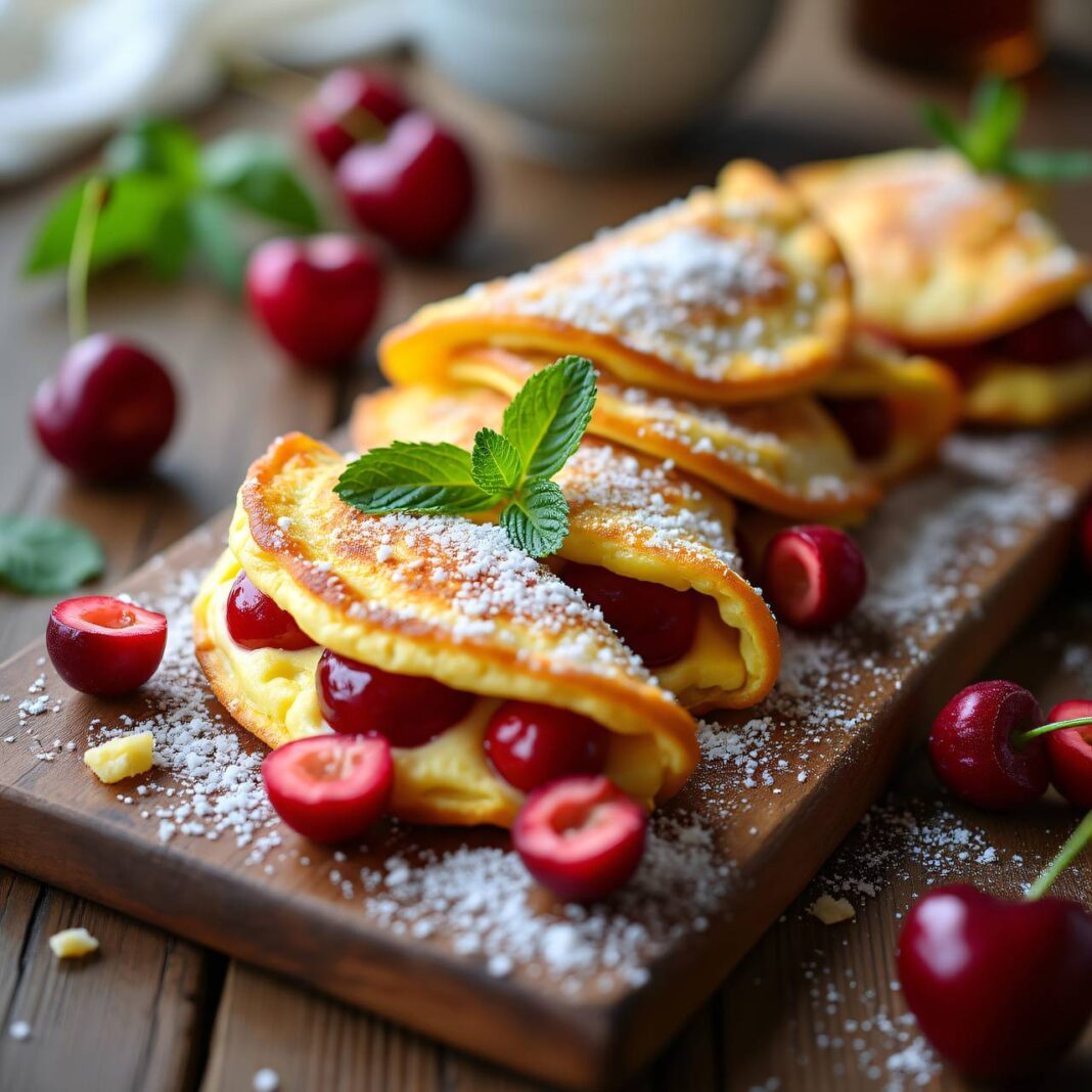 Kirschen-Omeletten Rezept Kirschen-Omeletten Rezept