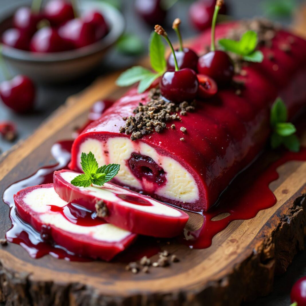 Kirschen-Terrine Rezept Kirschen-Terrine Rezept