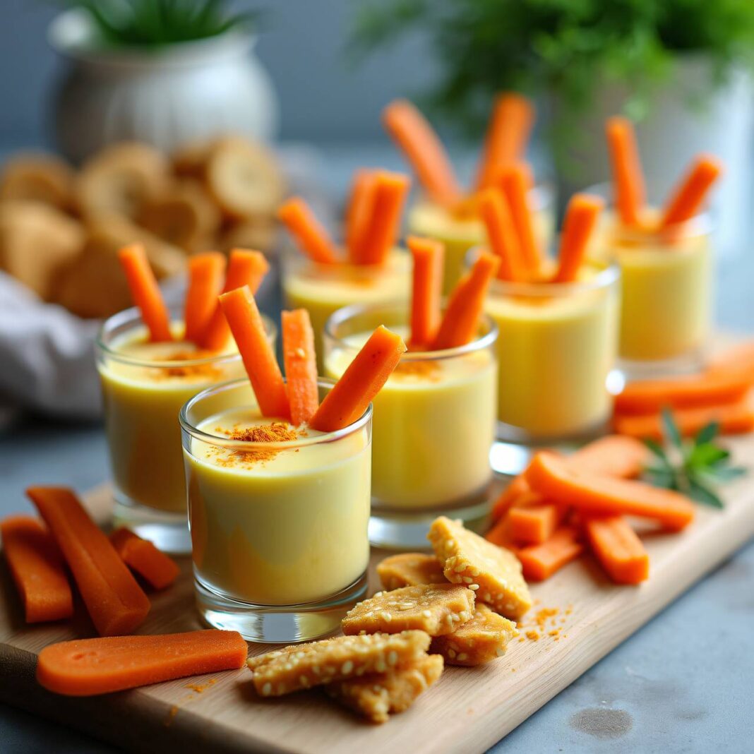 Knabbersticks im Dip-Glas Rezept Knabbersticks im Dip-Glas Rezept