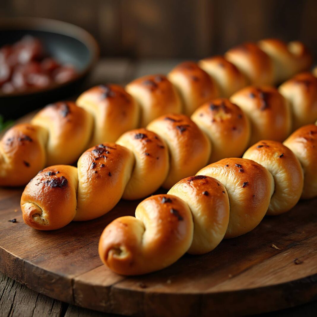 Knüppelbrot Rezept Knüppelbrot Rezept