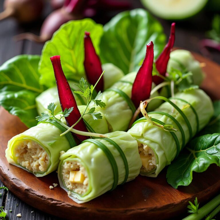 Kohlblatt mit Füllung Rezept