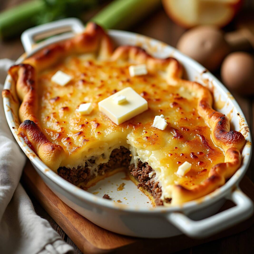 Kohlrabi-Hackfleisch-Gratin mit Zimt Rezept Kohlrabi-Hackfleisch-Gratin mit Zimt Rezept