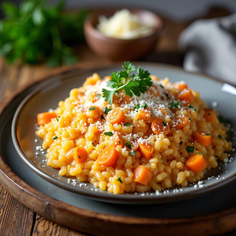 Kohlrabi-Karotten-Risotto Rezept