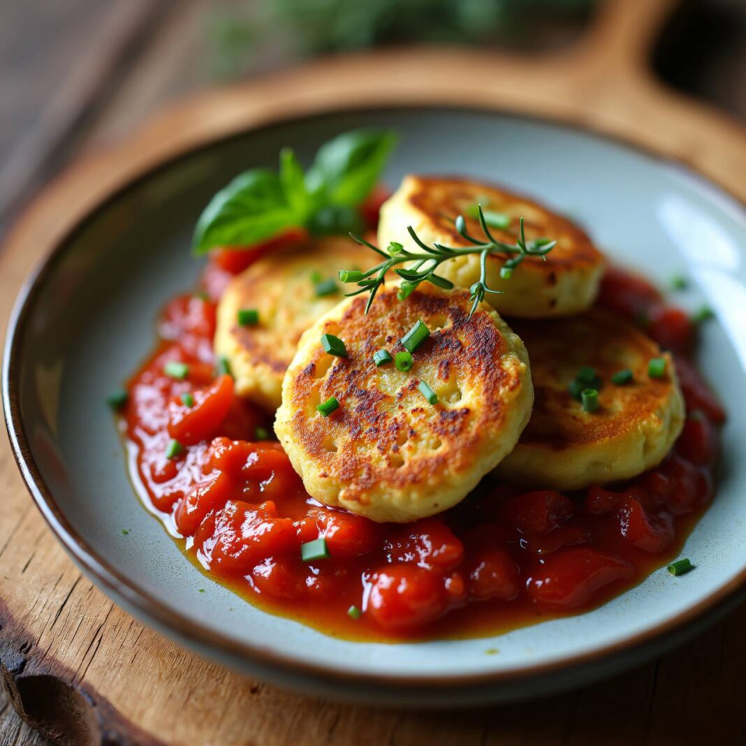 Kohlrabi-Kräuter-Puffer Rezept Kohlrabi-Kräuter-Puffer Rezept