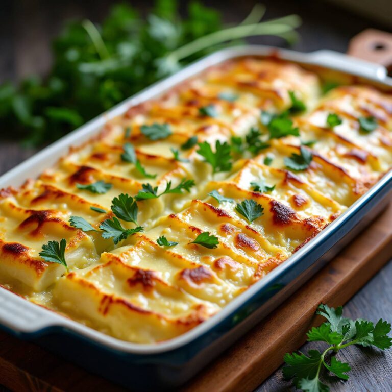 Kohlrabigratin (Low Carb) Rezept