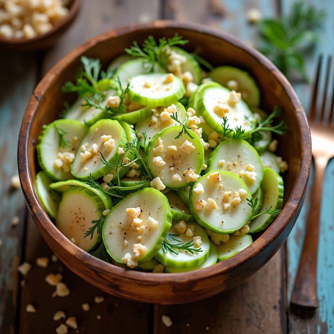 Kohlrabisalat mit Bärlauch und Käse Rezept Kohlrabisalat mit Bärlauch und Käse Rezept