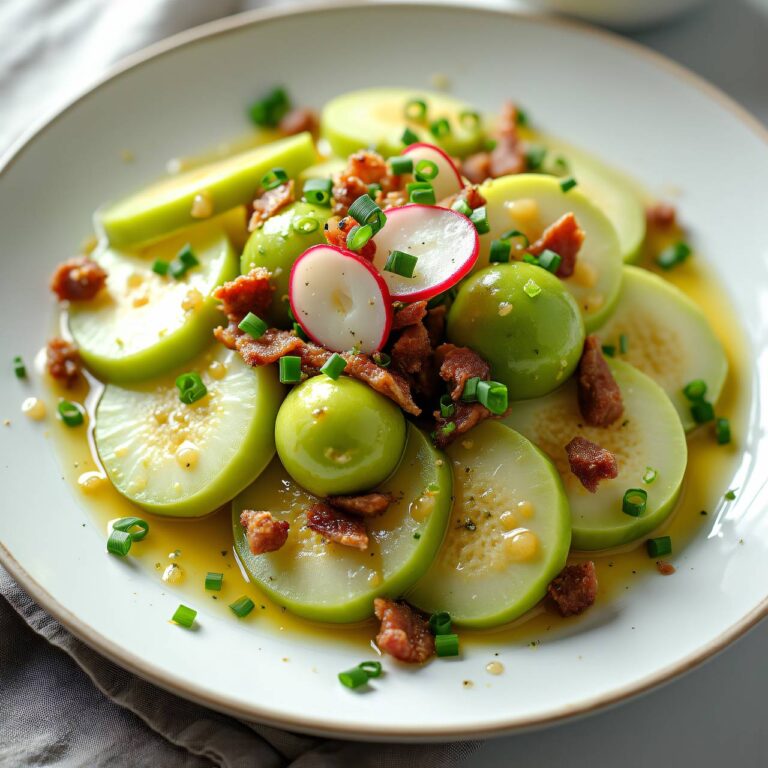 Kohlrabischeiben mit Vinaigrette Rezept