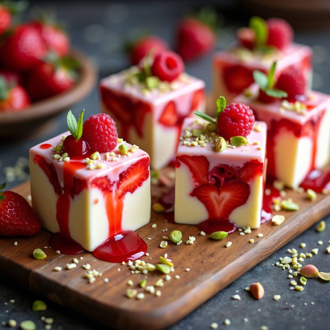 Koriander-Erdbeer-Parfait Rezept Koriander-Erdbeer-Parfait Rezept