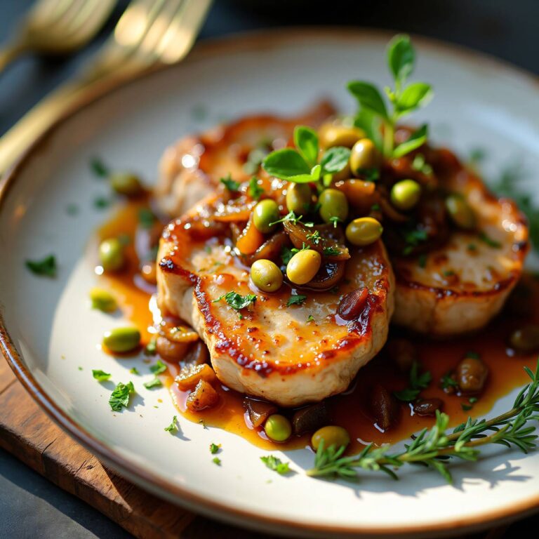 Koteletts mit Schalotten-Thymian-Sauce Rezept