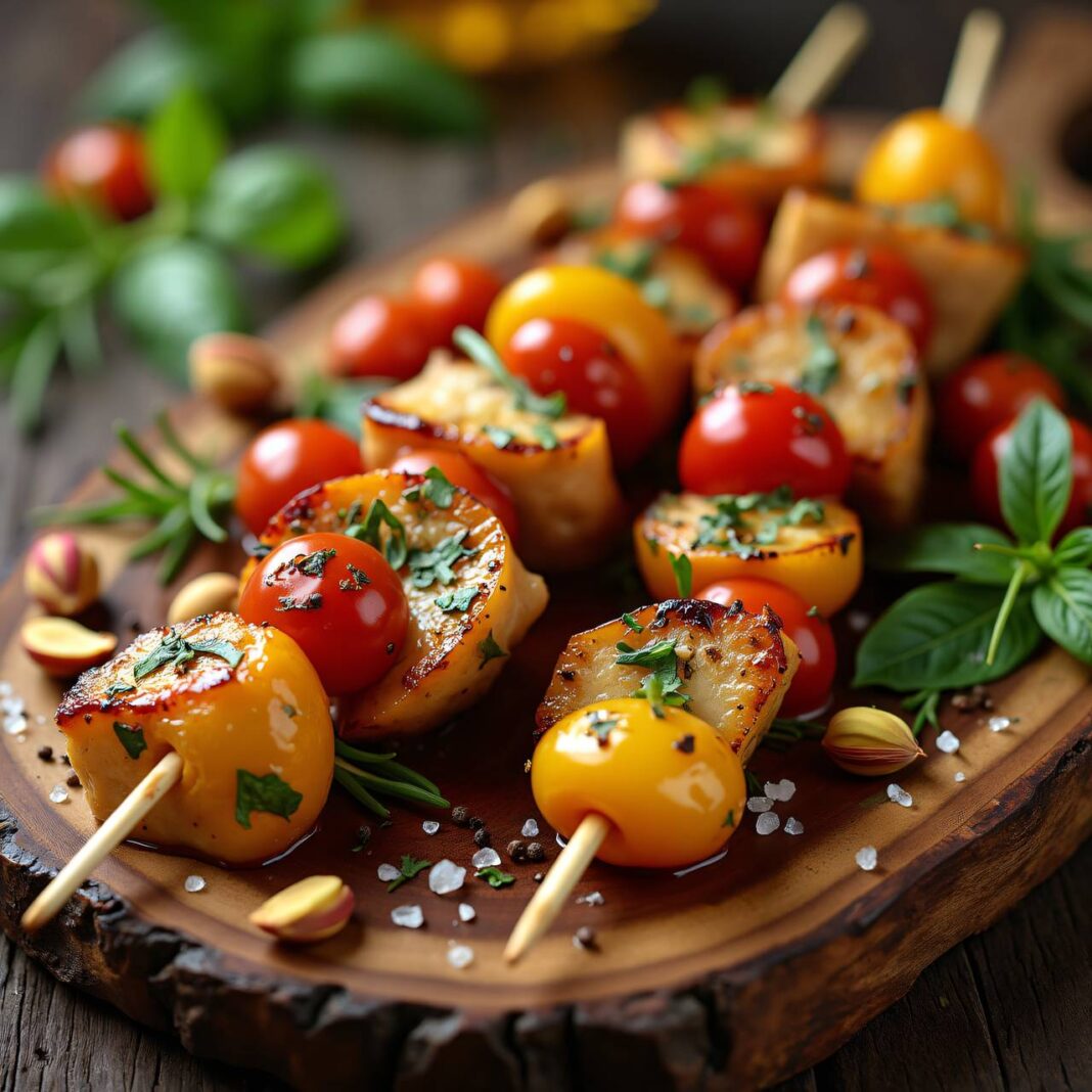 Kräuter-Hühnerspieße Rezept Kräuter-Hühnerspieße Rezept