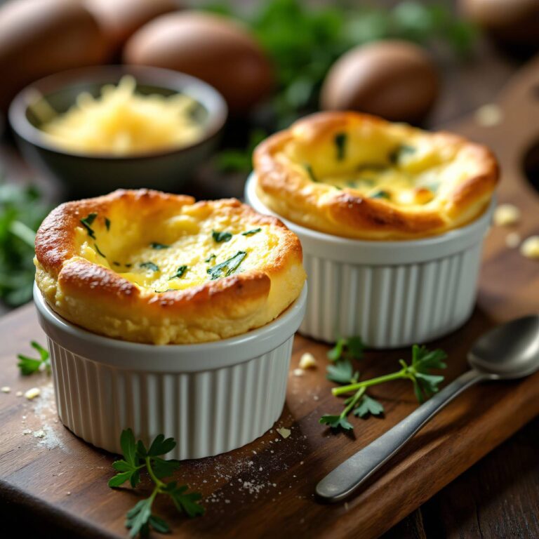 Kräuter-Käse-Soufflé Rezept