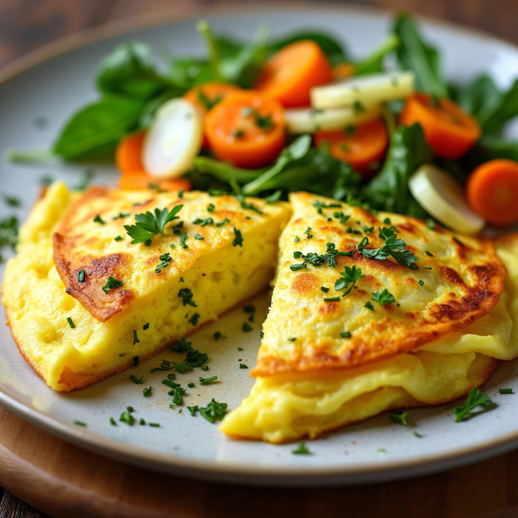 Kräuter-Omeletten mit Käse Rezept Kräuter-Omeletten mit Käse Rezept